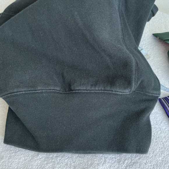 PINK Black Sequin Chi Town Chicago DeepDish Pizza Sweatshirt size S/P - Picture 13 of 13